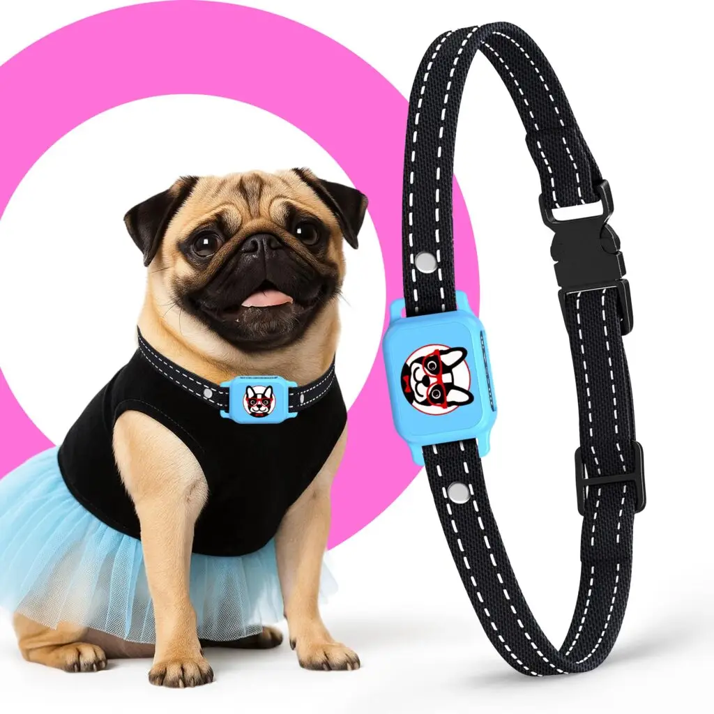 Anti bark collar for 5–15 lb dogs – lightweight no-shock collar for small breeds by Elecane