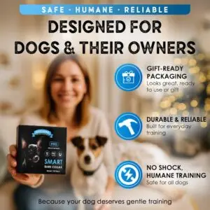 Elecane smart bark collar for small dogs – gift-ready box and humane training