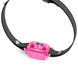 Smart bark collar for small dogs, pink model