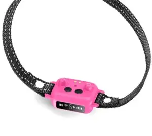 Elecane OB11 pink mini bark collar — compact design for small dogs