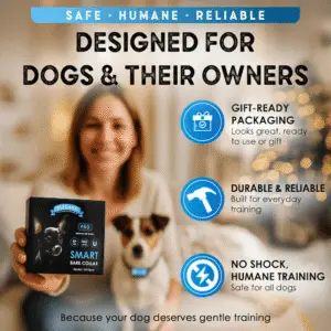 Elecane smart bark collar for small dogs – gift-ready box and humane training