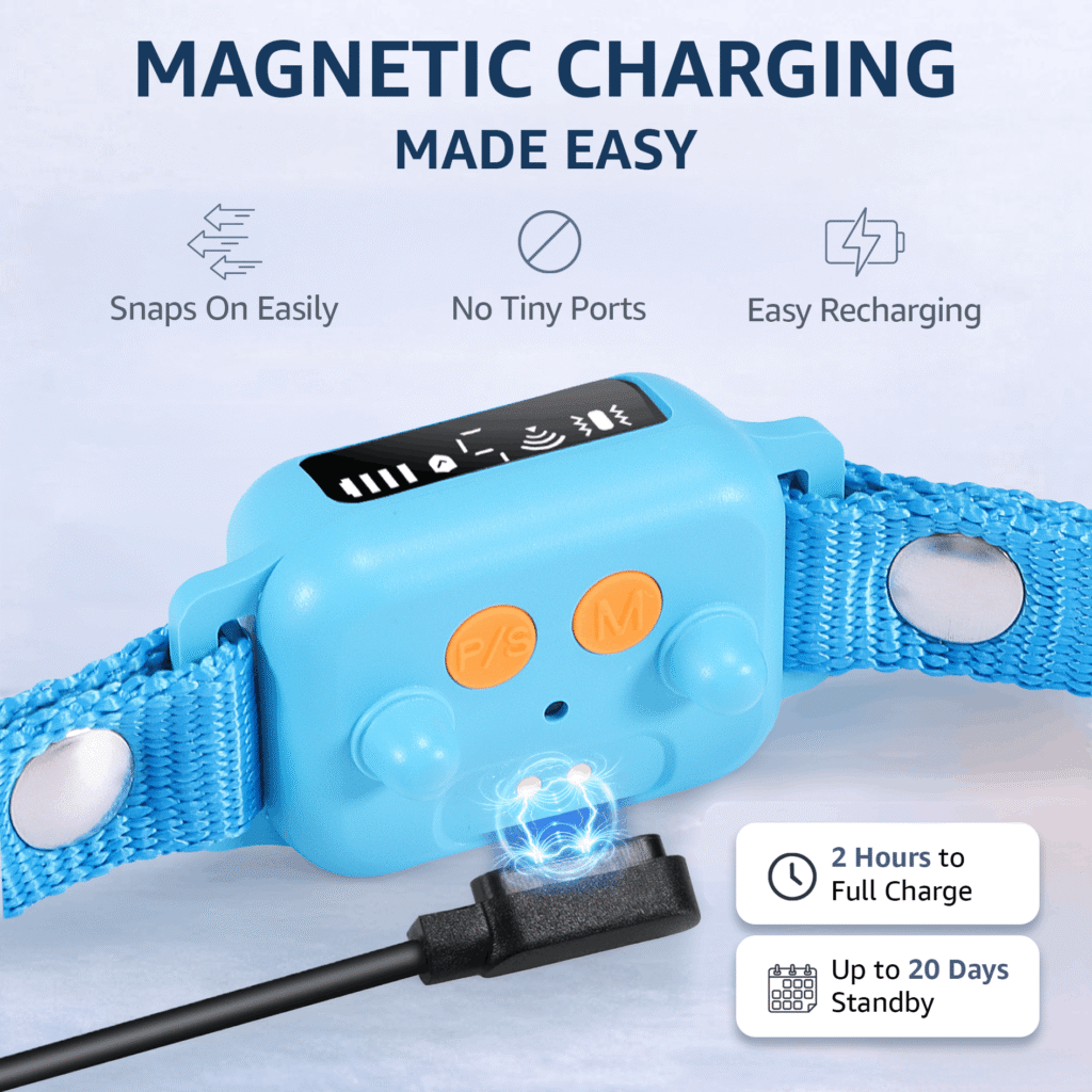 OB11 sky blue Elecane bark collar