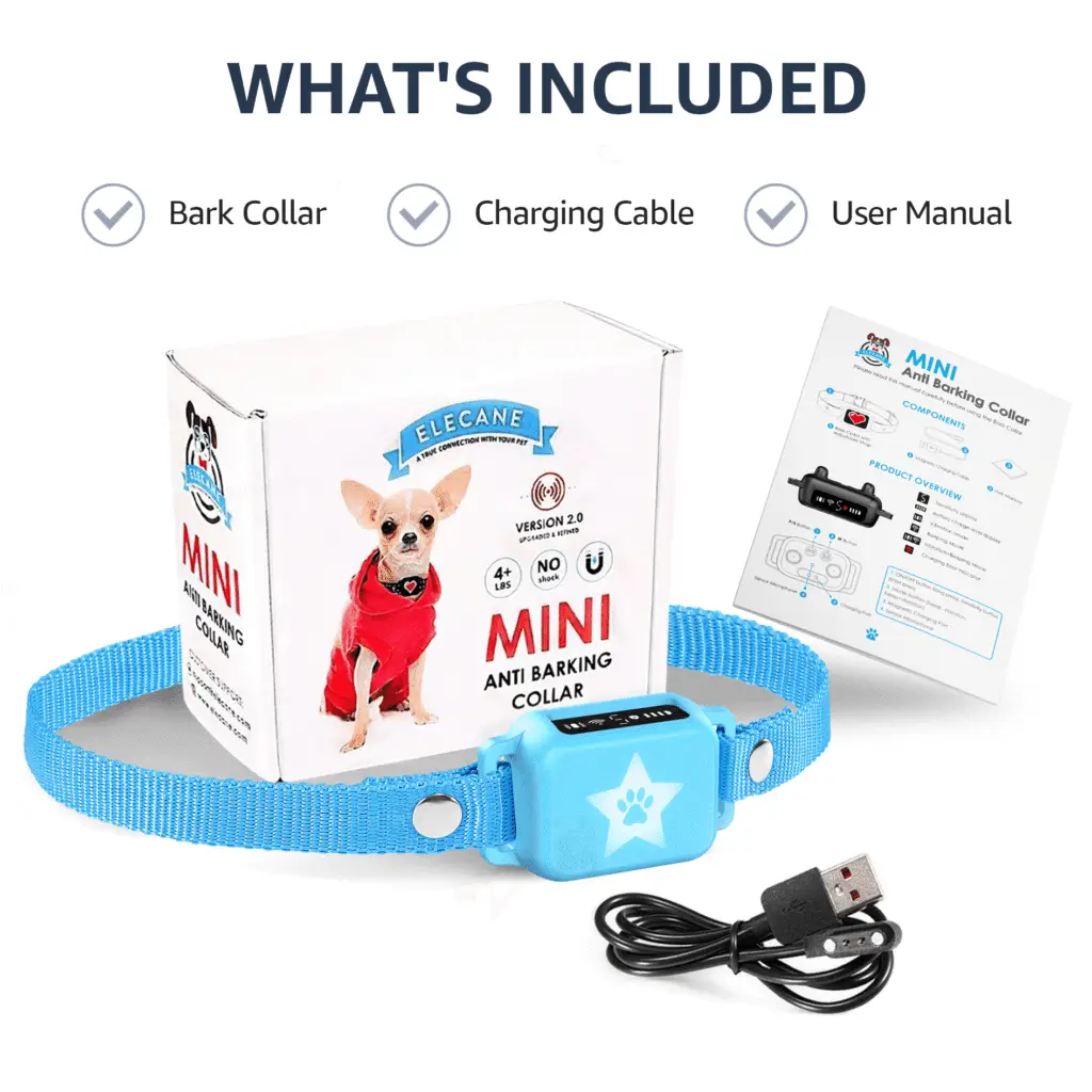 OB11 sky blue Elecane bark collar